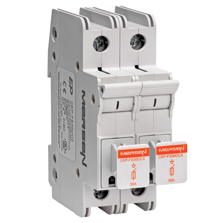 CEP-FS30CC2 - Compact Fused Switch rated for 30A class CC fuses 2 pole configuration